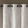 MAYEERTY Ogee Knitted Jacquard Total Blackout Curtain Panel(Only 1 Pc Panel) - 3 of 4
