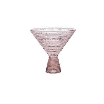 4pk 11.5oz Jupiter Martini Glasses Pink - Fortessa Tableware Solutions