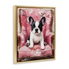 Stupell Industries Sweetest Dog Frenchie Floating Frame Canvas Art - 2 of 4