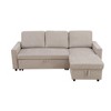 AndMakers 83 in. Polyester Full Size Sofa Bed with Storage - 3 of 4