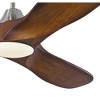 Visual Comfort and Co. 52" Visual Comfort Maverick II Brushed Steel LED Fan with Remote - 3 of 4