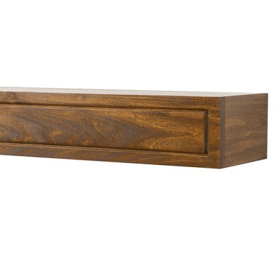 Modern Unfinished Wood 48-Inch Fireplace Mantel Shelf