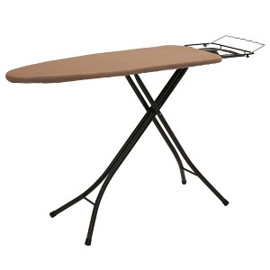 Household Essentials Mega Wide Top Ironing Board 4 Legs Antique Bronze Frame - 1 of 4