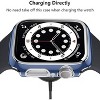 Worryfree Gadgets Bumper Case with Screen Protector for Apple Watch 38mm, White/Silver - 4 of 4