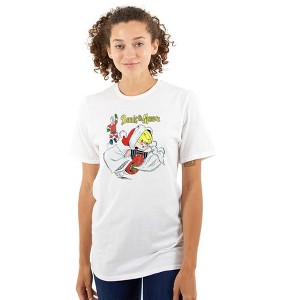 Christmas Dennis Santa Beard Thief Graphic T Shirt Men or Women Brisco Brands - 1 of 4