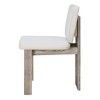 NicBex Dining Table Set for 6 Retro Rectangular Table Trestle Base with 6 Chairs for Kitchen - 4 of 4