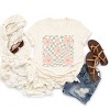 Simply Sage Market Wavy Checkered Flowers Short Sleeve Tee - 3 of 4