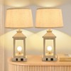 DAKAFUL Vintage Table Lamp with Linen Shade,Touch Dimmable (3 Levels),Nightstand Lamp,Bedside Lamp for Bedroom/Living Room Decor - 2 of 4