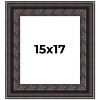 PosterPalooza | 3.5" Wide Ornate Black Picture Frame - UV Acrylic, Foam Board Backing, Hanging Hardware - 2 of 4
