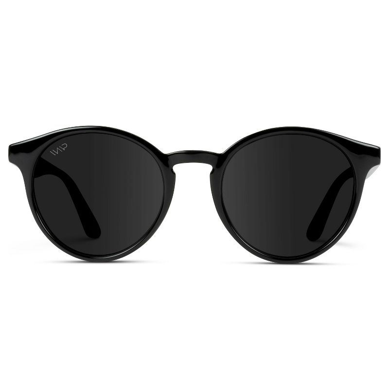 WMP Eyewear Classic Round Retro Frame Sunglasses, 1 of 6