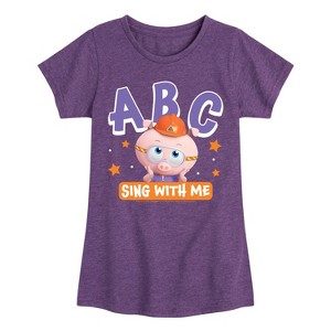 Girls' - Super Why - Abc Sing With Me Fitted Short Sleeve Graphic T-Shirt - 1 of 4