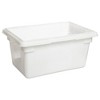 Rubbermaid Food Storage Tote Box, Freezer/Dishwasher Safe, 5 Gal, White, 2 Pack - 2 of 4