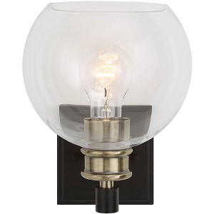 Uttermost Kent Black and Antique Brass 1 Lt Sconce - 1 of 1