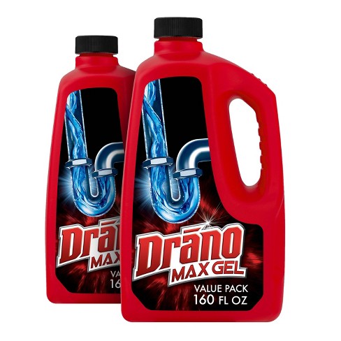 Drano Drain Cleaner, Liquid 32 fl oz, Cleaning Wipes