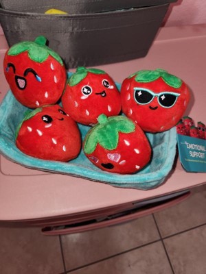 What Do You Meme? Emotional Support Strawberries - Unique Gift for  Valentine's Day, Strawberry Plush Toys