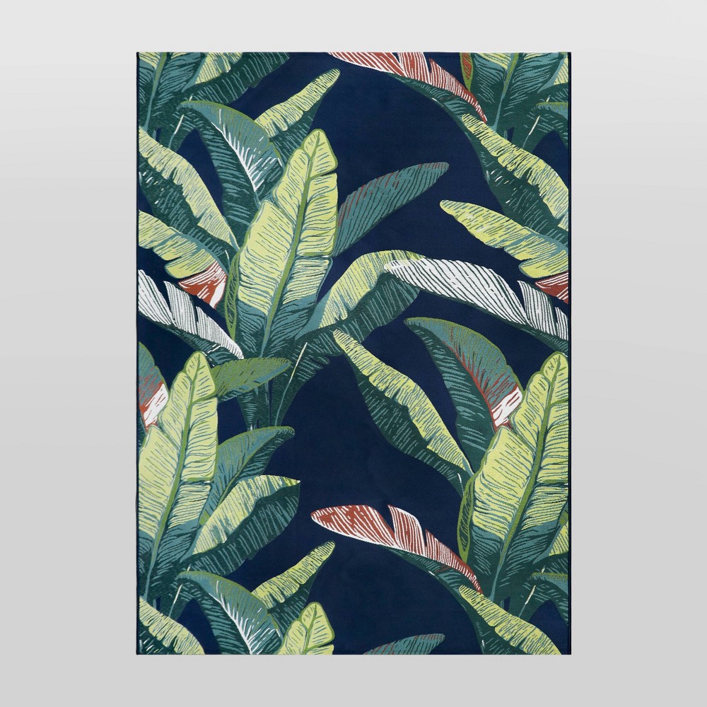5' x 7' Outdoor Rug Banana Leaf - Threshold