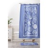 Deny Designs April Lane Art Seashells Shower Curtain Blue - 3 of 3
