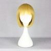 Unique Bargains Women's Bob Wigs 12" Gold Tone with Wig Cap - 2 of 4