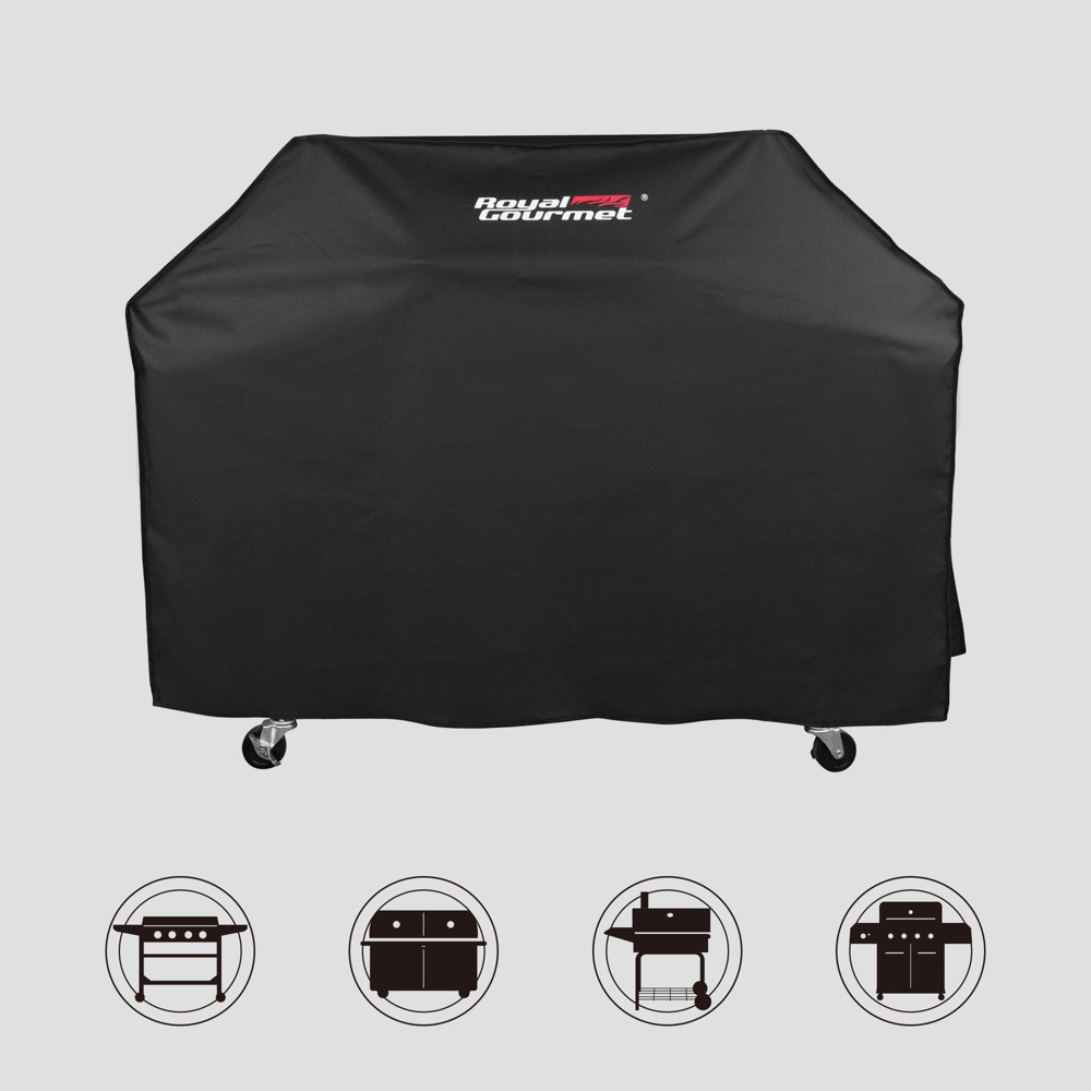 Photos - BBQ Accessory 64"Oxford Heavy Duty Waterproof Grill Cover CR6412 - Royal Gourmet