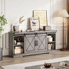 Homhougo TV Stand for TVs up to 65" Grey - 4 of 4