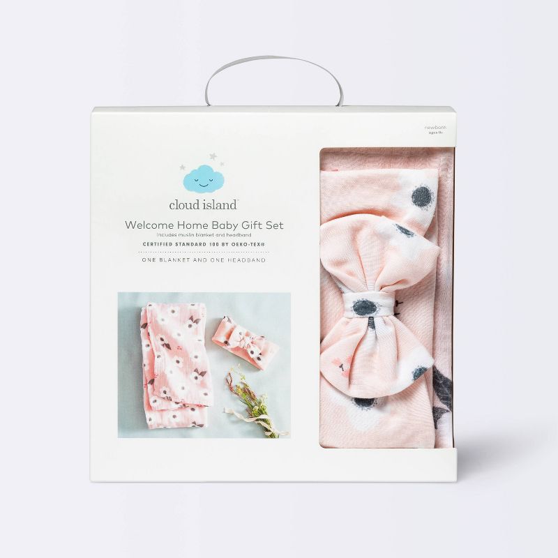 Hospital Gift Set with Headband Spring Floral - Cloud Island&#8482; Pink, 5 of 6