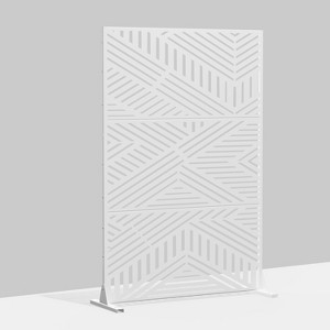 Dovelina Metal Outdoor Privacy Screen Freestanding Patio Decorative Screens - 1 of 4