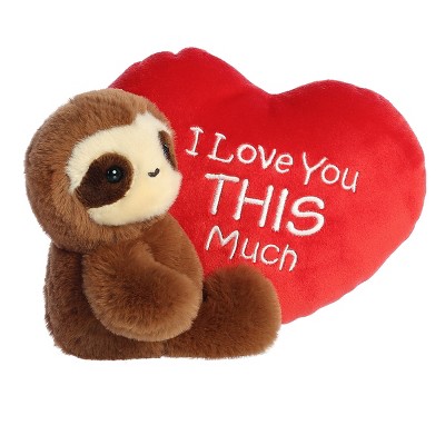 valentine sloth stuffed animal