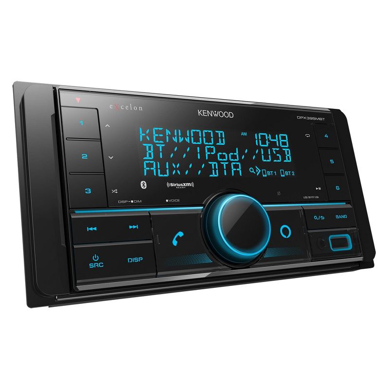 Kenwood DPX395MBT Bluetooth AUX and USB Double DIN CD receiver with a Sirius XM SXV300v1 Connect Vehicle Tuner Kit for Satellite Radio, 5 of 8