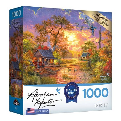RoseArt Abraham Hunter The Best Day Jigsaw Puzzle -1000pc