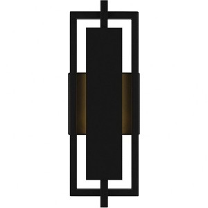 Quoizel Lighting Pointsett 1 - Light Sconce in  Matte Black - 1 of 3