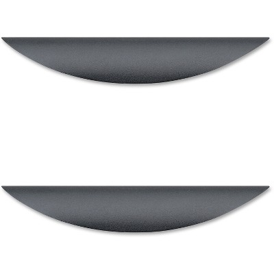 Lorell Traditional Pull .5"x4"x2" 2/PK Black 34347