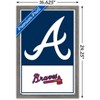 Trends International MLB Atlanta Braves - Logo 22 Framed Wall Poster Prints - 3 of 4