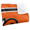 Sam Houston State University Primary Logo Stripes Silky 50x60 Blanket, 1 Sided - 3 of 4