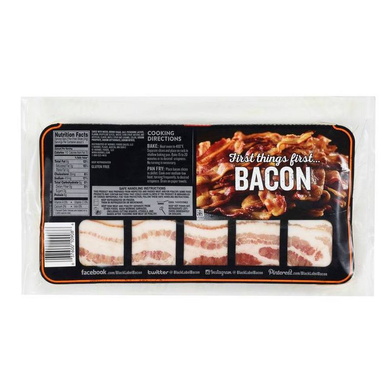 Hormel Black Label Maple Bacon - 12oz, 3 of 6