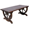 Lyngins Heavy Duty Wooden Outdoor Rocking Bench, Solid Wood Outdoor Bench Weatherproof, Patio Loveseat/Porch Bench for Front Porch/Patio/Garden - 4 of 4