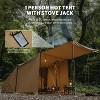 Naturehike Mountain Stream Military Tent – 4 Season 1 Person Hot Tent with Stove Jack, Breathable TC Cotton, Large Vestibule for Camping & Hiking - 2 of 4