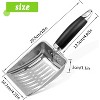 Cat Litter Scoop - Metal Medium Cat Litter Scoop-Sturdy Mesh Scooper - Mesh Shovel - 2 of 4