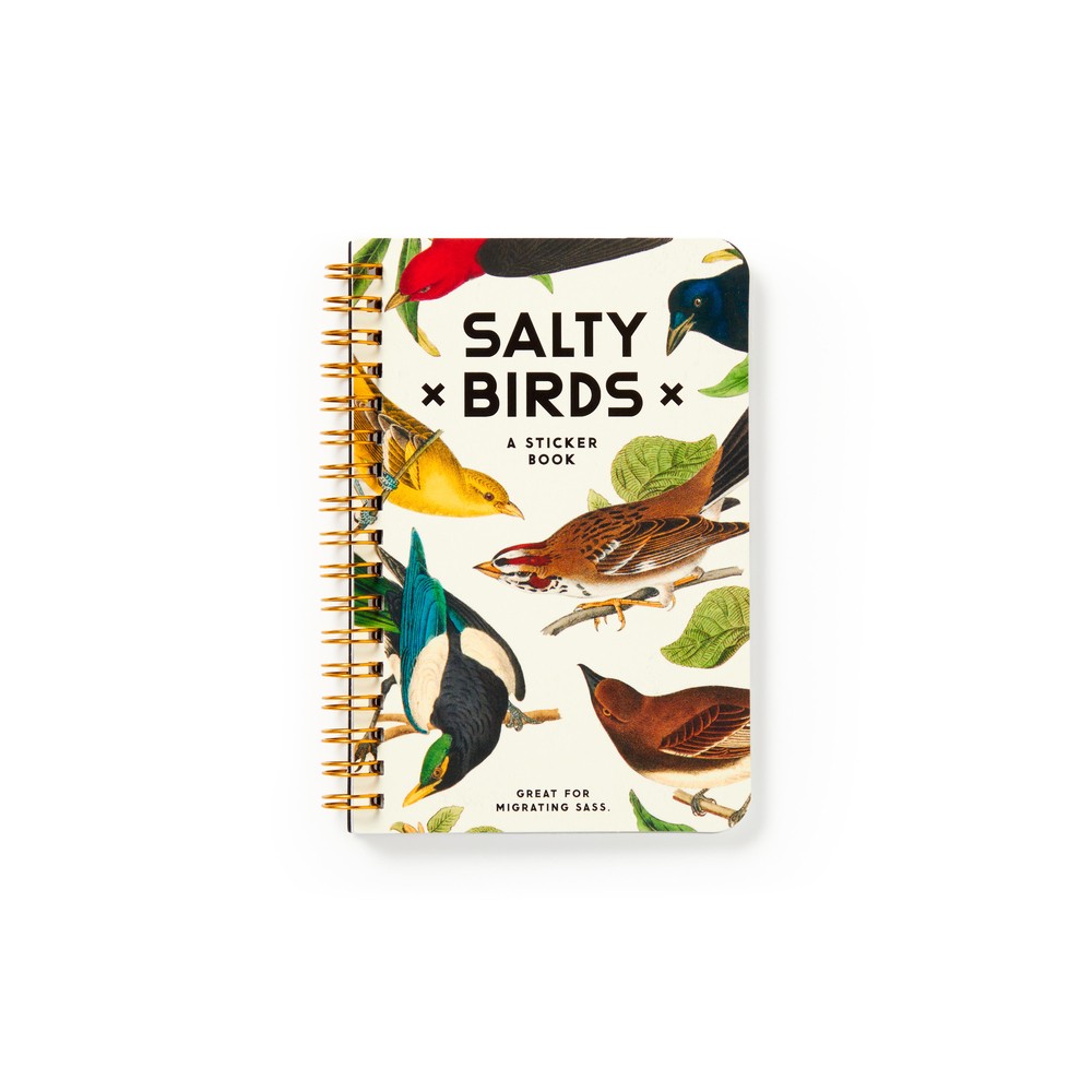 Salty Birds Sticker Book - (A Brass Monkey Sticker Book) by Brass Brass Monkey & Galison (Paperback)