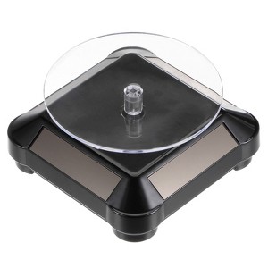 Unique Bargains ABS Plastic 360 Degree Rotation Display Stand for Jewelry Displaying Black - 1 of 4