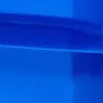 white frame/blue drawers