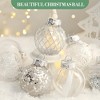 25 Pieces Christmas Ball Ornaments, 2.36 Inch Christmas Tree Ornaments, Shatterproof Christmas Tree Decoration Balls for Christmas Trees, Parties - 4 of 4