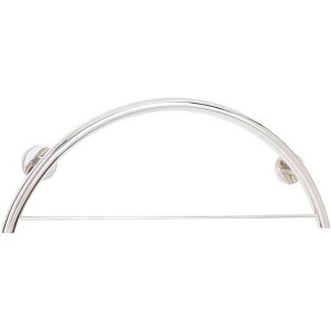 Seachrome 30-inch Designer Half-Moon Curved Bathroom Shower Grab Bar with Towel Bar - 1 of 1