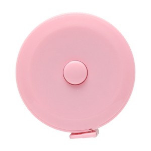 Unique Bargains Tape Measure +/-5% Accuracy Plastic Pink 2.05"x2.05"x0.67" 1Pcs - 1 of 3