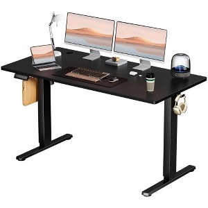CAVINASvElectric Standing Desk,Height Adjustable Computer Desk with LED Display & 3 Memory Presets,28.7-48 Inch Range,176LB Capacity - 1 of 4