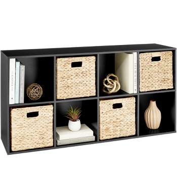 Best Choice Products 8-Cube Bookshelf, 11in Display Storage System, Organizer w/ Removable Back Panels