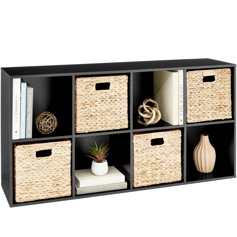 Best Choice Products 8-Cube Bookshelf, 11in Display Storage System, Organizer w/ Removable Back Panels, 1 of 9