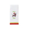 SKL Home Santa Paws Ribbon Attachments & Striped Trim 2-Piece Dish Towel Set - 16x26", Multi - 2 of 4