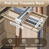 YIYIBYUS Pull Out Pants Rack 22 Arms Closet Trousers Hanger - 4 of 4
