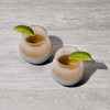 Host Tasting Glass FREEZE Gin Glass or Bourbon Glass Set, Whiskey Tasting Glasses with Active Cooling Gel, Whiskey Lover Gifts, Gray 6.7oz Set of 2 - 4 of 4