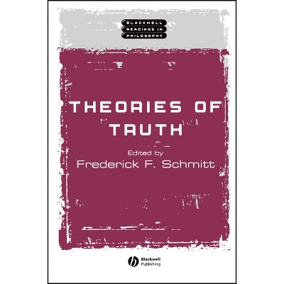 Theories of Truth - (Wiley Blackwell Readings in Philosophy) by  Frederick F Schmitt (Paperback)